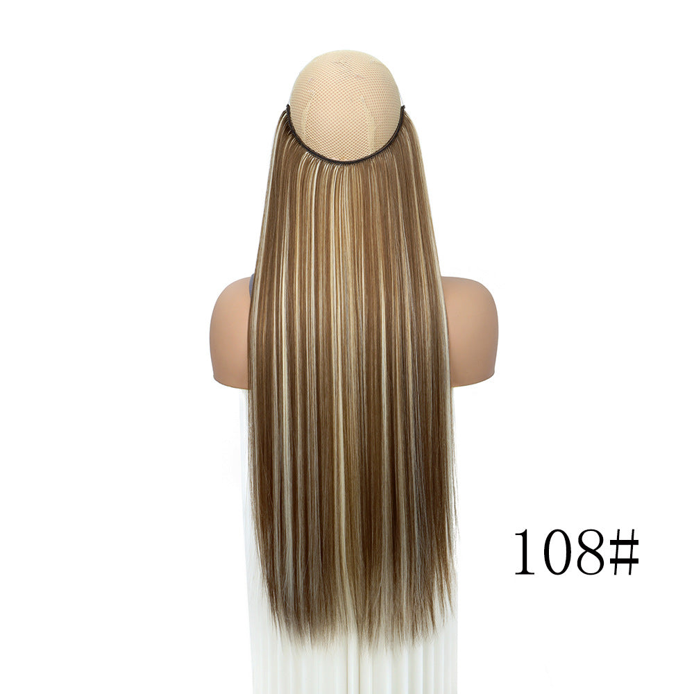 One-piece hair extension piece