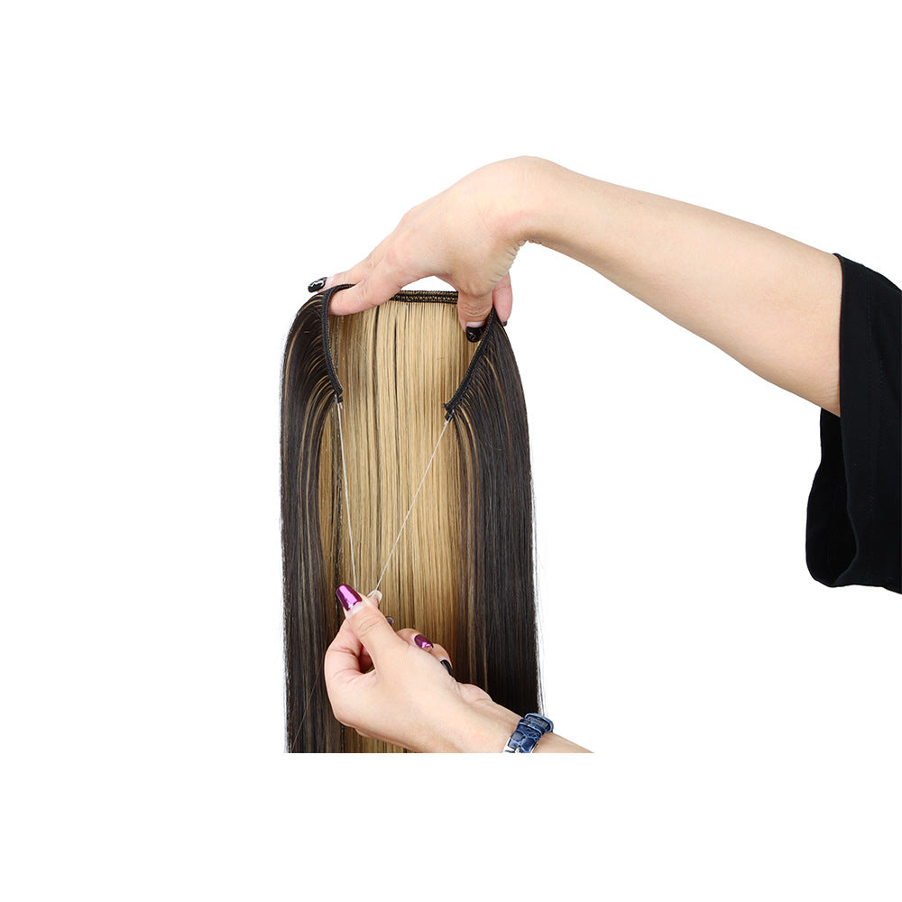 One-piece hair extension piece