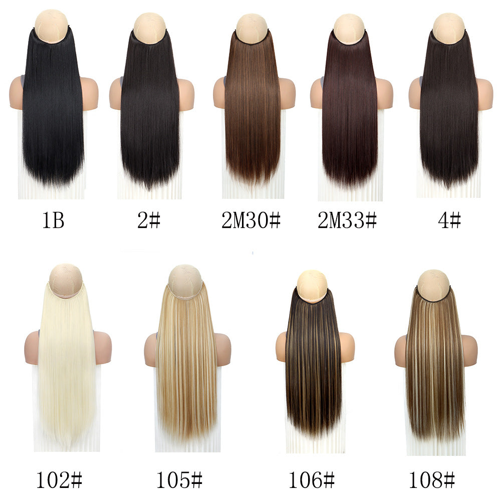 One-piece hair extension piece