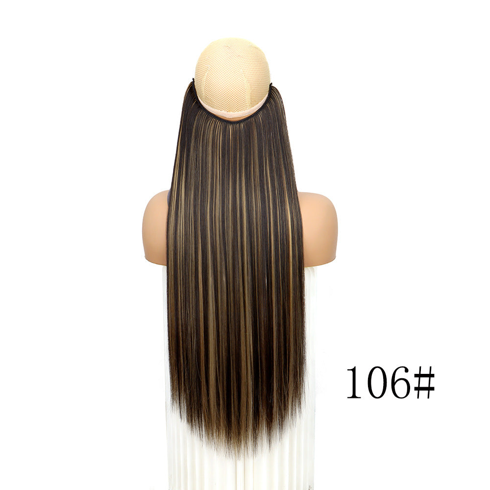One-piece hair extension piece