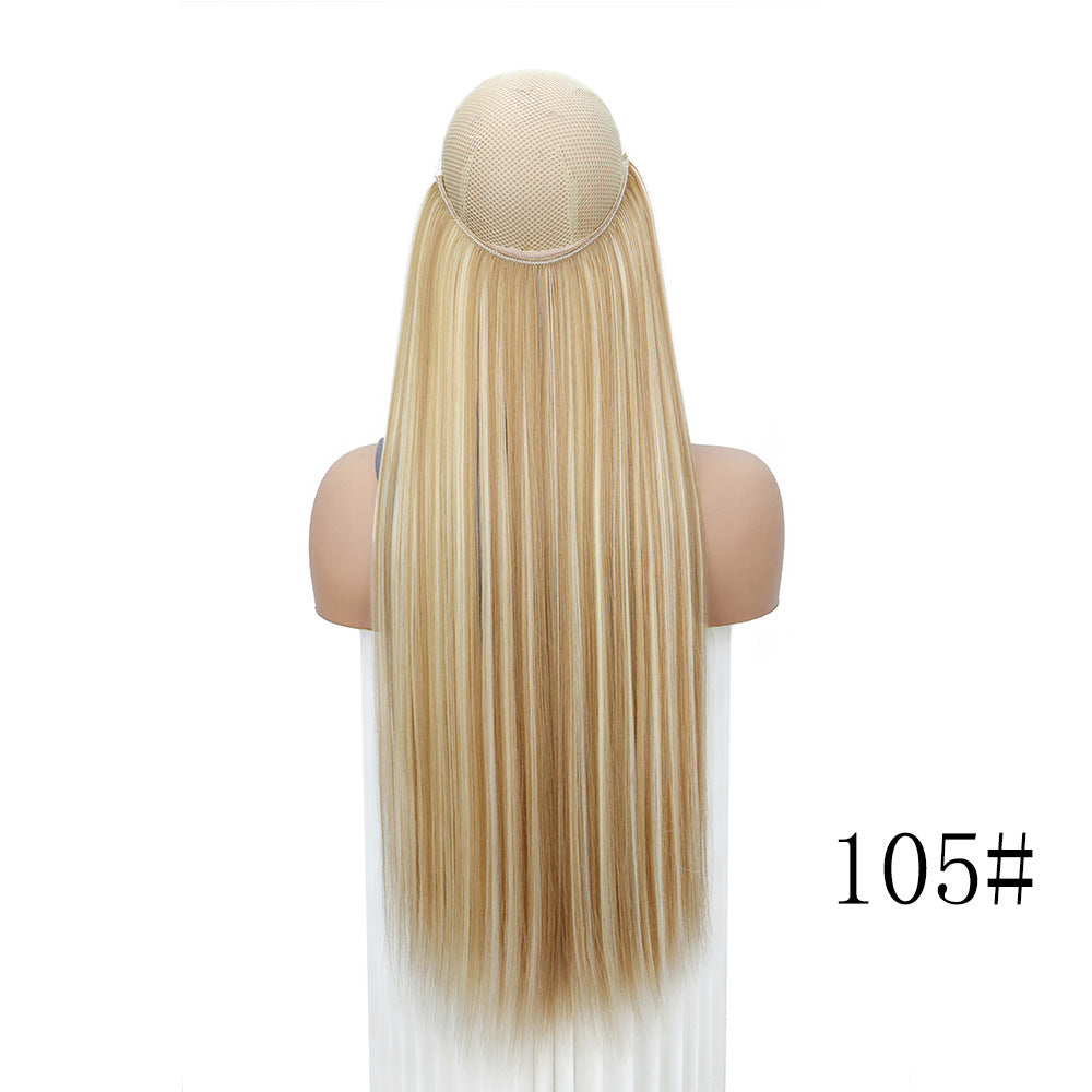 One-piece hair extension piece