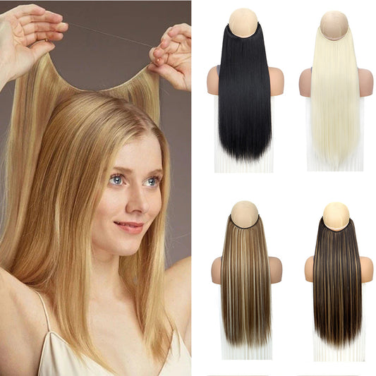 One-piece hair extension piece